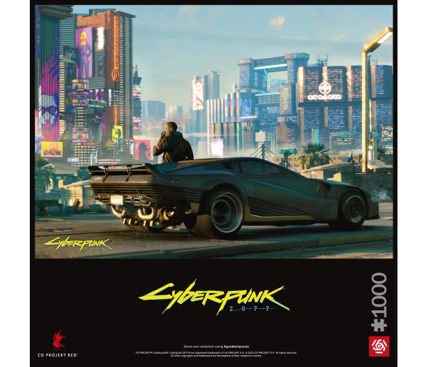 Merch Cyberpunk 2077: Mercenary on the Rise Puzzles 1000 - 1068685 - zdjęcie 4